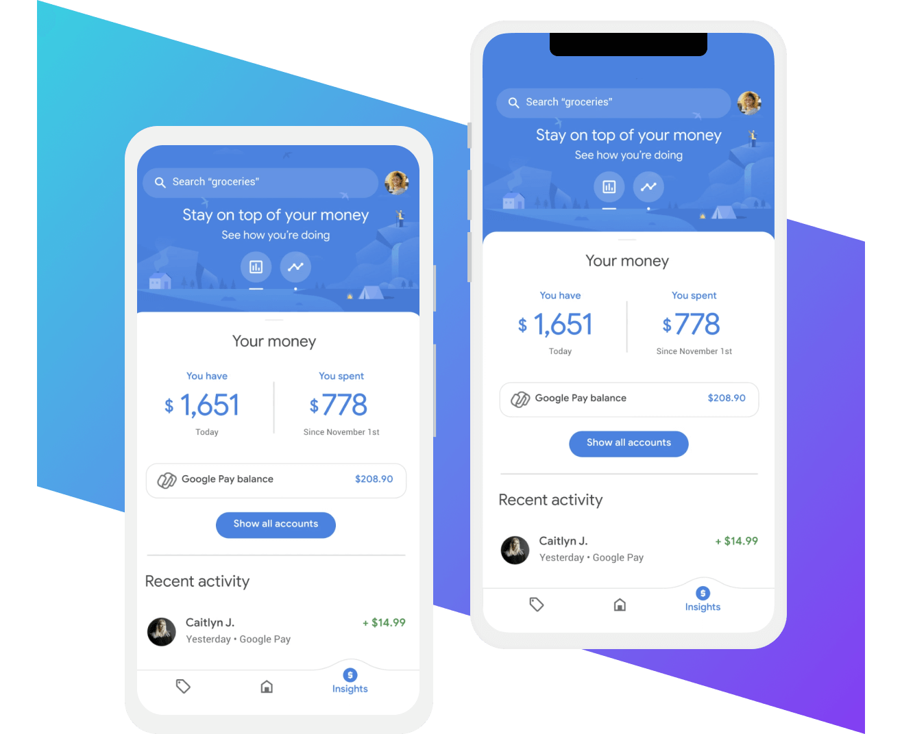 Exemplo visual de aplicativo mobile integrado ao sistema